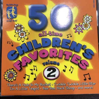 Various Artists — 50 All-Time Children’s Favorites, Volume 2. Stock catalog artwork. Not a photograph of the item for sale.
