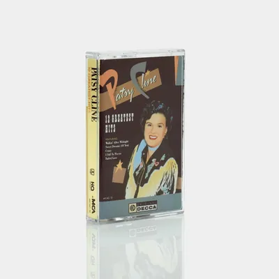 Patsy Cline — 12 Greatest Hits. Stock catalog artwork. Not a photograph of the item for sale.