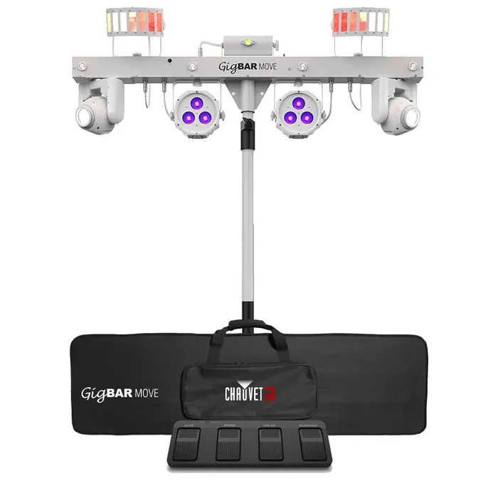 Chauvet DJ GigBAR Move with carry bag. Product image showing the model, not a photograph of the unit for sale.